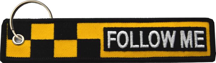 Pinex Follow me Schlüsselanhänger. 138mm x 30mm gestickt