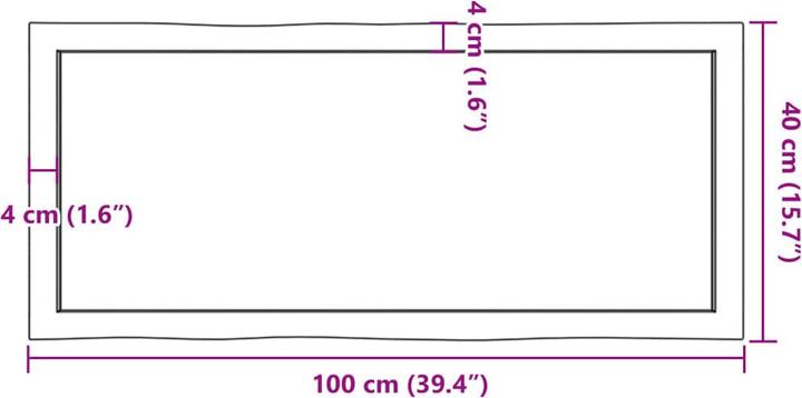 Immagine prodotto VidaXL Chaim (100 x 40 x 6 cm)