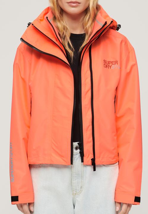Actual product image Superdry HOODED EMB WINDBREAKER JKT Dames Jas - Maat L (14)
