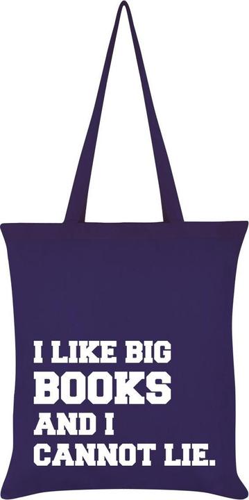 Actual product image Grindstore Tote bag I Like Big Books And I Cannot Lie (0.02 l)