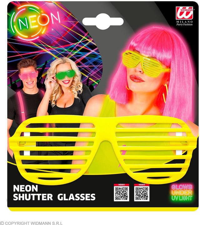 Immagine prodotto Widmann Anni '80 - Occhiali da festa al neon