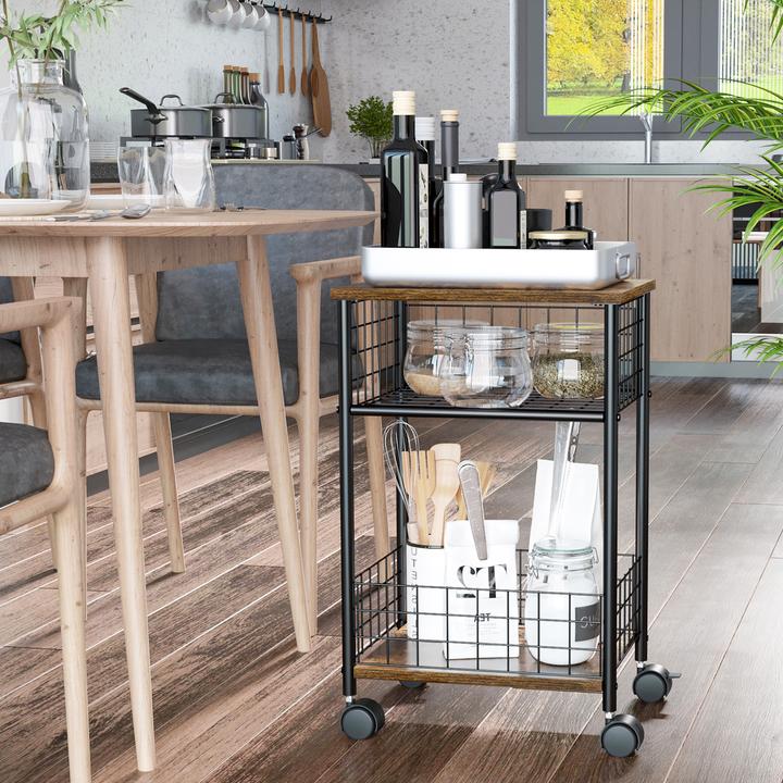 Actual product image Homcom Kitchen trolley