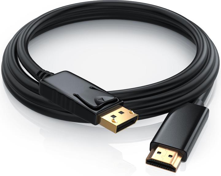 Actual product image CSL DisplayPort - HDMI (Type A) (2 m, DisplayPort, HDMI)