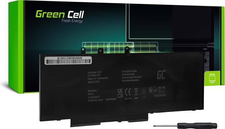 GreenCell Battery for Dell Latitude 5280 5290 5480 5490 5491 / 7.4 6.200mAh (4 Cells, 6200 mAh)