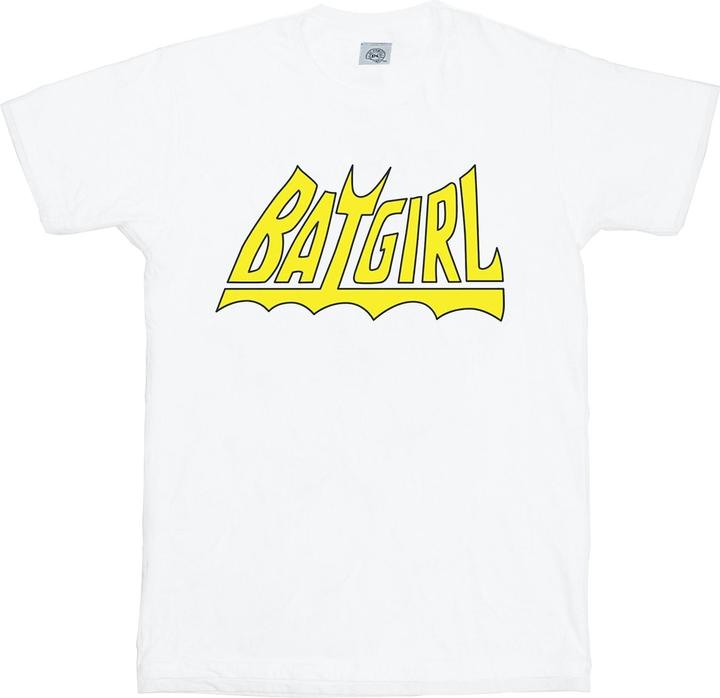 Actual product image Girls Batgirl Logo Cotton T-Shirt (152, 158)