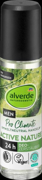 Actual product image dm alverde MEN Active Nature Deodorant Sprayer (Spray, 75 ml)