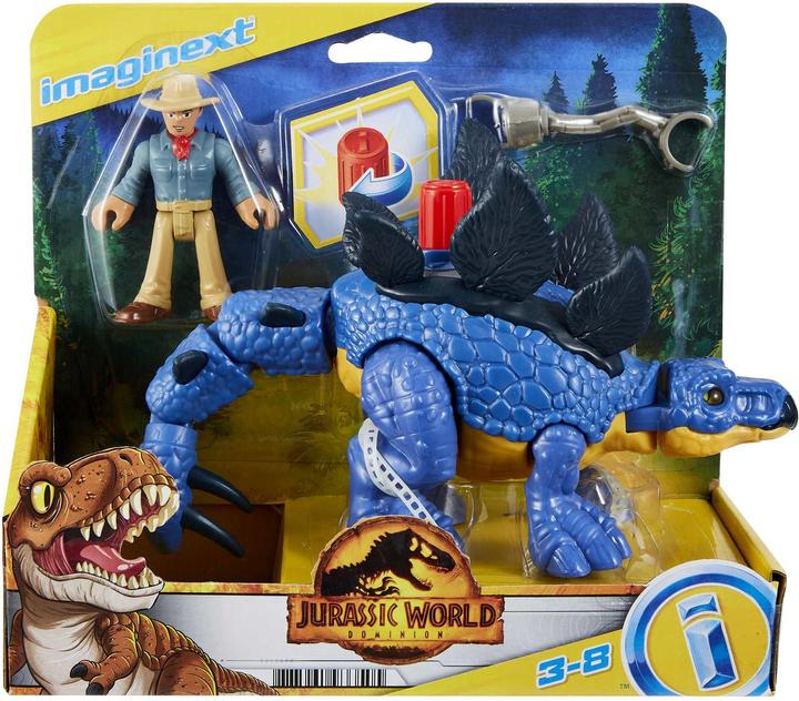 Produktbild Imaginext Stegosaurus & Dr. Grant