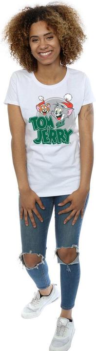 Immagine prodotto Tom & Jerry Christmas Greetings Maglietta Donna (M)