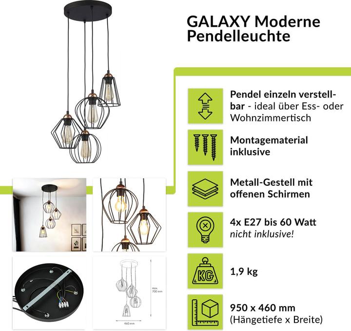 Immagine prodotto Licht-Erlebnisse Galaxy (E27)