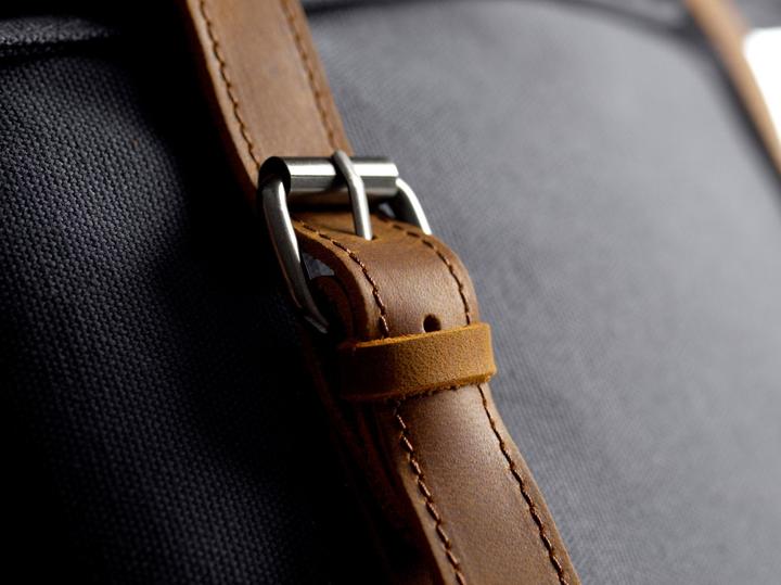 Produktbild Only-Bags.Store Canvas Rucksack, Canvas Vintage Reclaimed Leder Rucksack, recyceltes Leder, Canvas Rucksack, Canvas (16 l)
