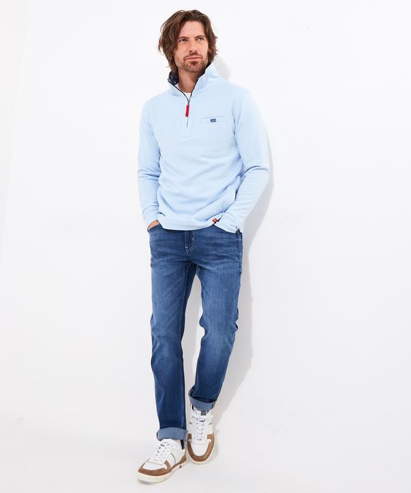 Actual product image Joe Browns Washed 1/4 Zip Sweatshirt (XXL)