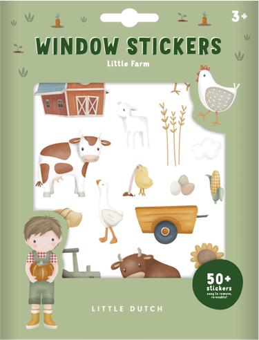 Actual product image Little Dutch Farmhouse window sticker