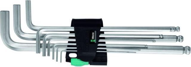Actual product image Wera Hex-angle screwdriver set Hex-Plus, chrome-plated (hexagon)