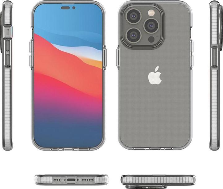 Image du produit Hurtel Spring Case Case pour iPhone 14 Pro étui en silicone avec un cadre rose pâle (Apple iPhone 14 Pro)