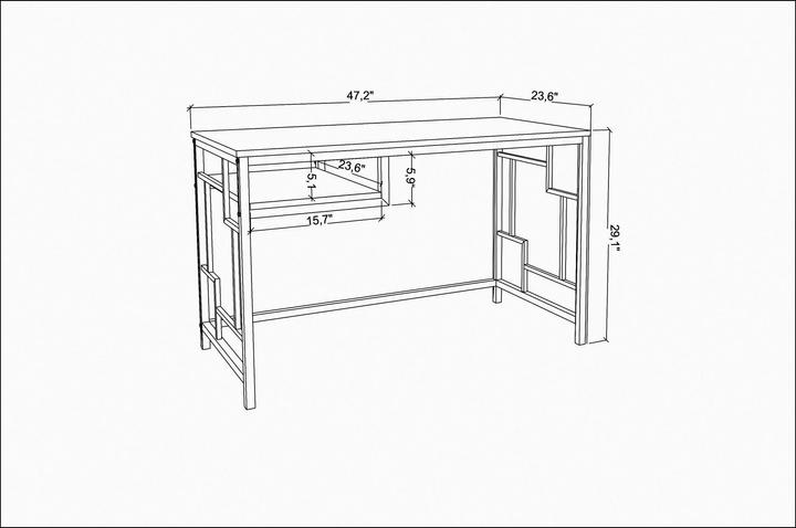Image du produit Kalune Design Cole (120 x 60 x 74.8 cm)