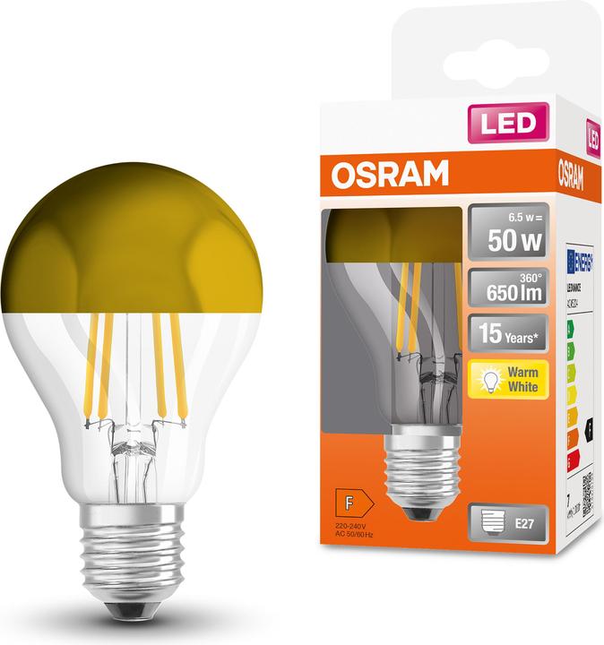 Actual product image Osram Star Classic A (E27, 50 W, 650 lm, 1 x, F)