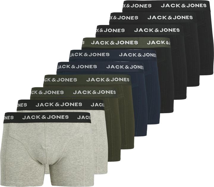Jack & Jones Jacbenja Solid Trunks 10 Pack Styd
