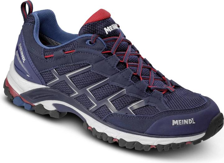 Navy/red