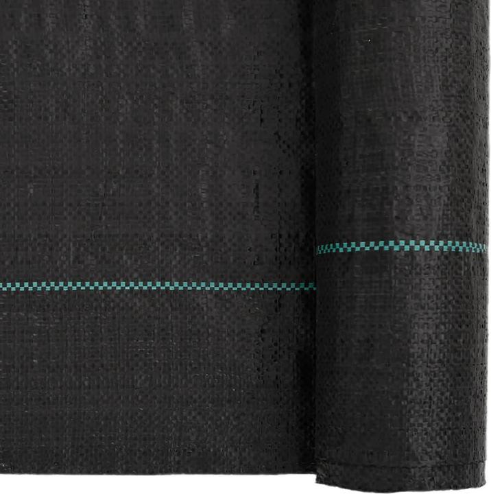 Produktbild VidaXL Unkrautvlies Gartenvlies Bodengewebe Unkrautfolie Schwarz 4x10m PP