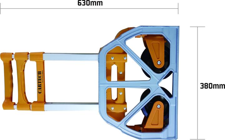 Actual product image CarTech hand truck 70kg foldable (70 kg)