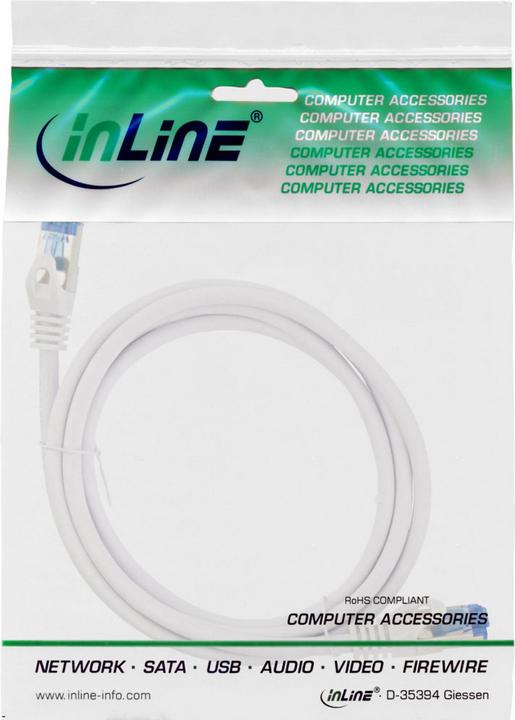Actual product image InLine Patch cable RJ-45 (M) to RJ-45 (M) (S/FTP, CAT6a, 7.50 m)