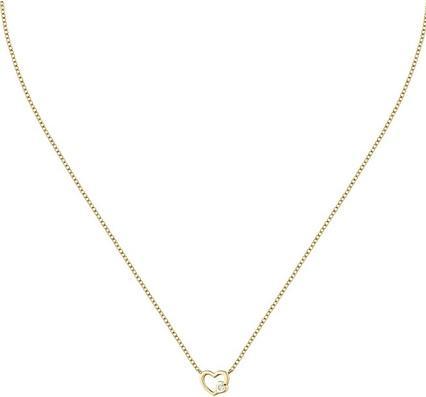 La Petite Story Gold plated heart necklace Silver LPS10AWV03