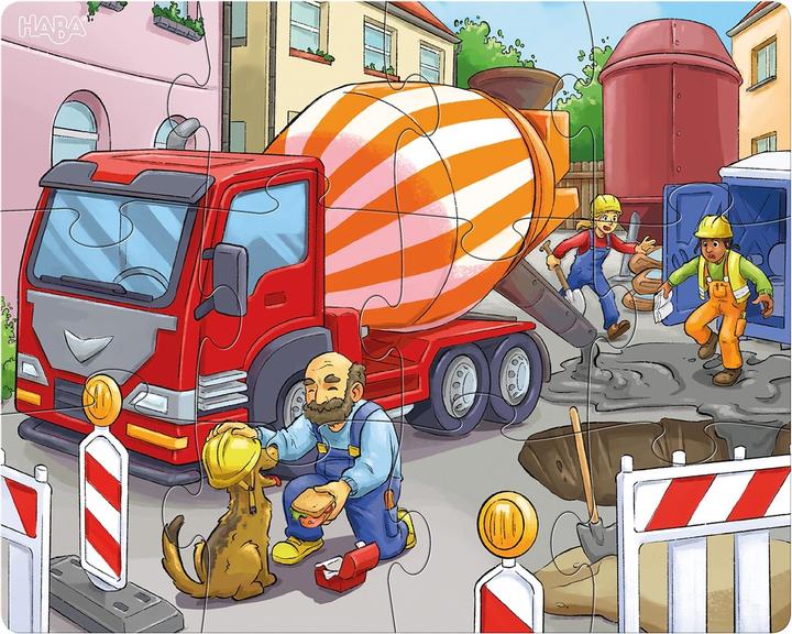 Produktbild Haba Baustellenfahrzeuge (18 Teile)