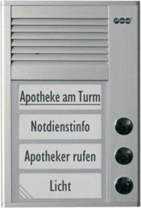 Immagine prodotto Auerswald TFS-Dialog 203 per estensione a/b / 3 pulsanti a campana / alloggiamento slim-line / p... (Cablato)
