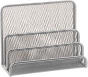 Produktbild Alba Briefständer MESHLETTER M, aus Drahtmetall, grau 3 Brieffächer, Masse: (B)180 x (T)90 x (H)145 mm