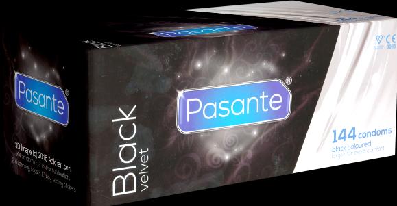Actual product image Pasante black velvet (144 pcs.)