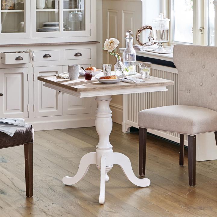 Immagine prodotto Loberon Tavolo Kingston bianco/marrone (70, H, B)