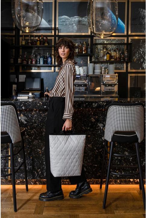 Produktbild reisenthel Tasche Shopper-backback Rhombus 16 l, Hellgrau