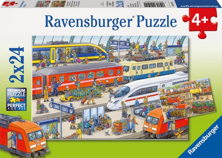 Ravensburger Trubel am Bahnhof (24 Teile)