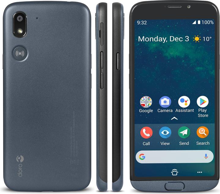 Produktbild Doro Smartphone 8050 2 (16 GB, Grau, 5.45", Single SIM, 13 Mpx, 4G)
