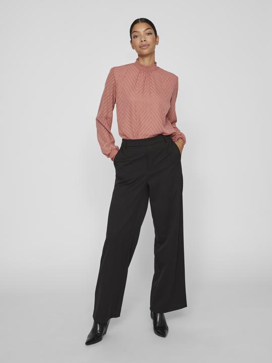 Actual product image Vila High Neck Long Sleeve Blouse (44)
