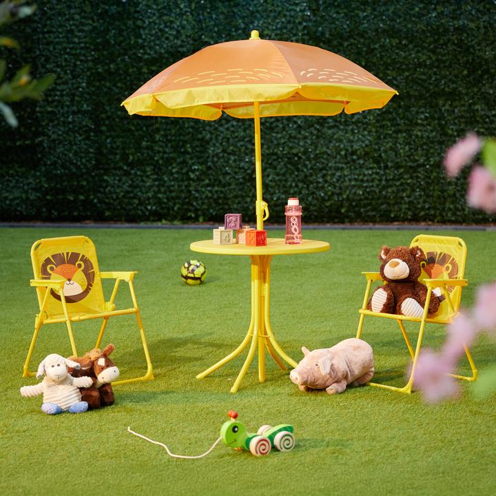 Actual product image Relaxdays Kid?s Furniture Set, Folding Chairs & Table