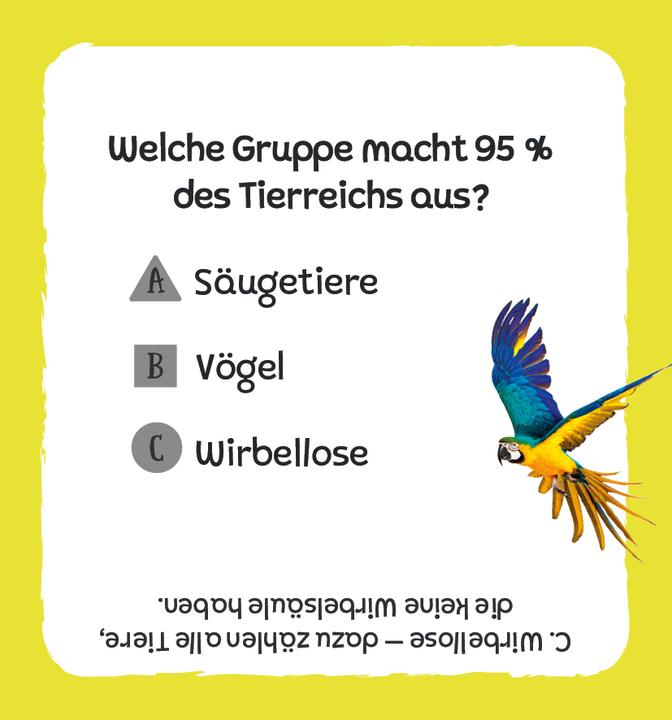 Energielabel Kaartendoos: De grote quiz - Dieren (Duits)