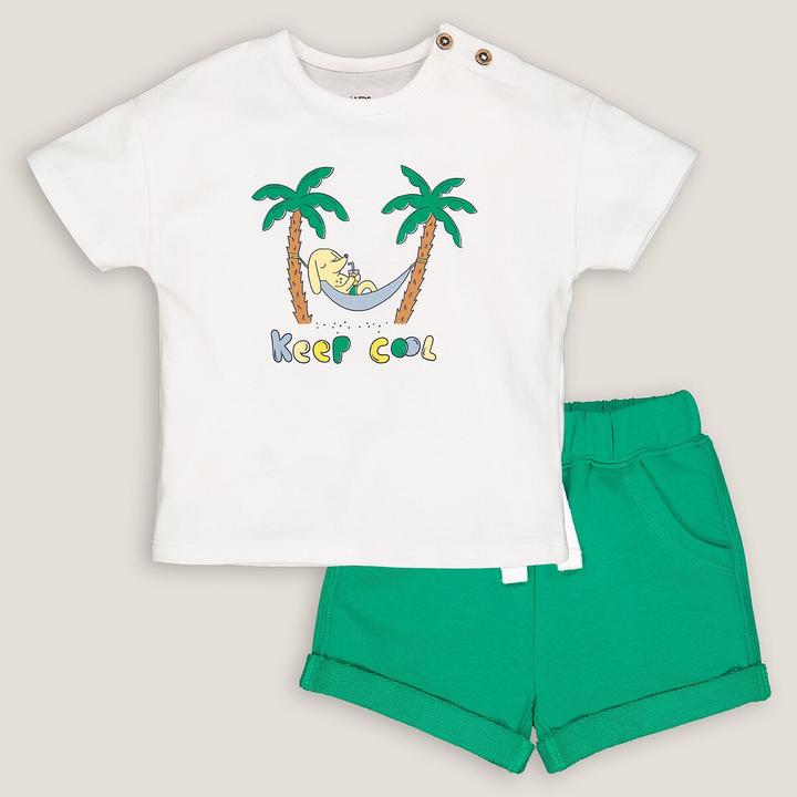La Redoute Collections Set aus T-Shirt und Shorts