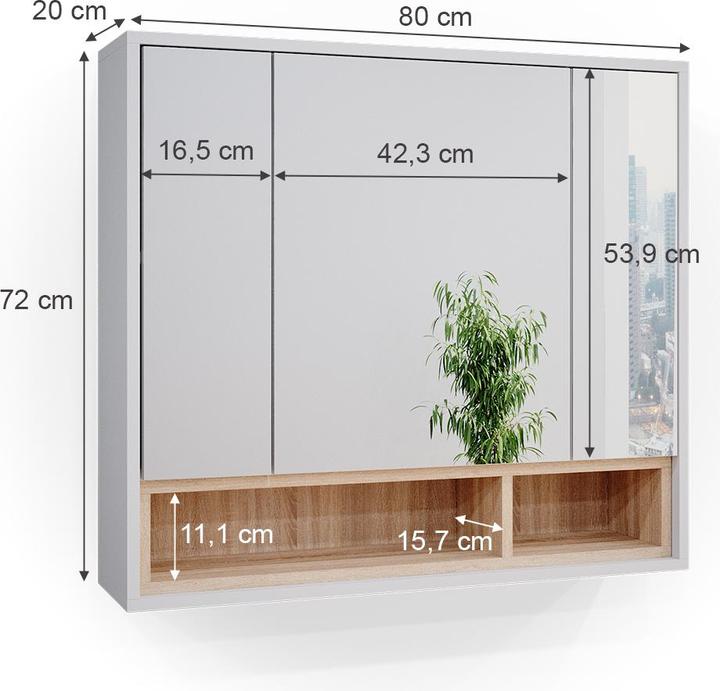 Immagine prodotto Vicco Beatrice (80 x 20 x 72 cm)