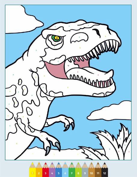 Produktbild Ravensburger CreArt Malen nach Zahlen ab 5: Dinosaurier