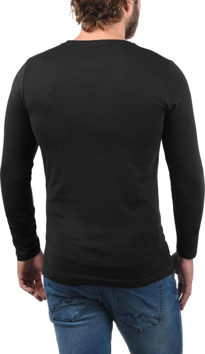 Image du produit Solid Basal T-Shirt Basique À Manches Longues Multipack Pour Homme Avec Encolure Rond 100% Coton (XL)