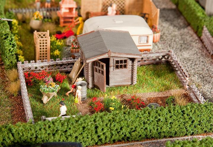 Actual product image Faller Allotment garden with small garden shed