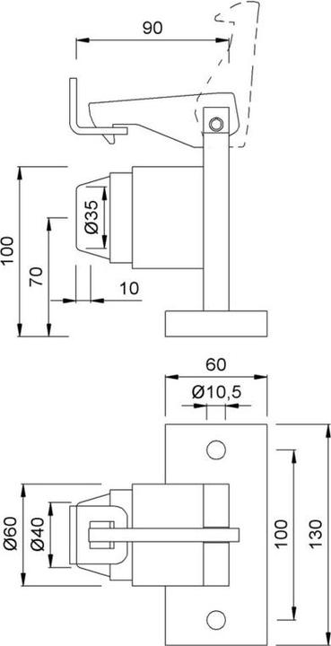 Actual product image Kws T+AMMAvA-rfeststeller 1121, schwarz matt (1 Piece)