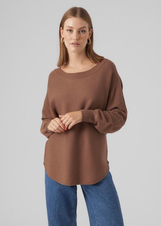 Produktbild Vero Moda VMNANCY LS BOATNECK PULLOVER GA EXC Strickpullover (XS)