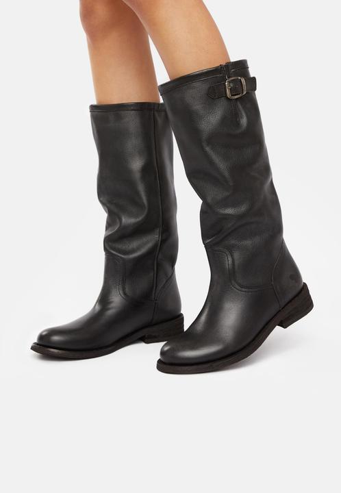 Produktbild Felmini Gredo 6922, der halbhohe Bikerstiefel von, ist aus Glattleder gefertigt. Diese Stiefel sind (39)
