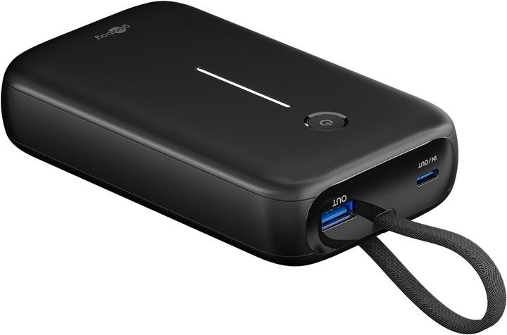 Produktbild Goobay Powerbank 20.000 mAh mit integriertem USB-C-Kabel (20000 mAh, 30 W)