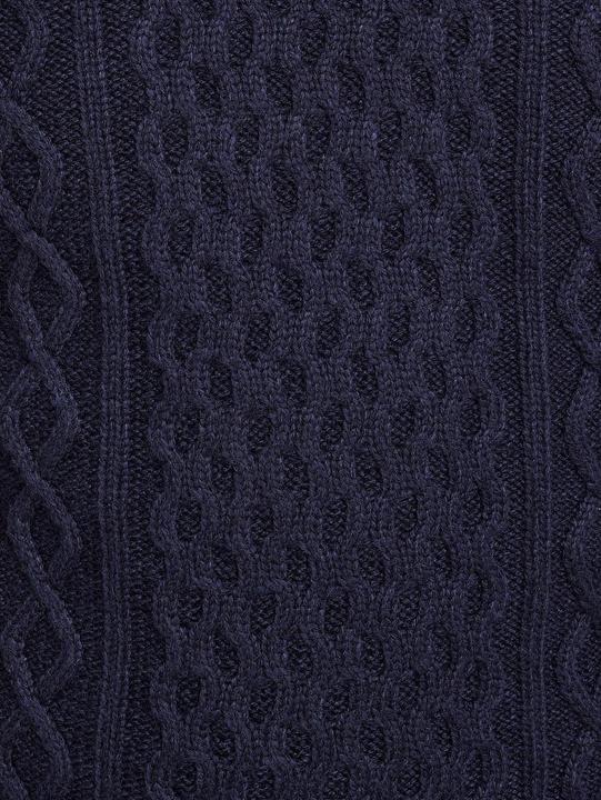 Actual product image Raging Bull Mens Chunky Cable Knit Crew Neck Jumper (4XL)