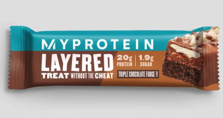 Image du produit MyProtein Barre Layered au détail (12 x 60G) (Fudge au chocolat triple, 1 pcs, 720 g)