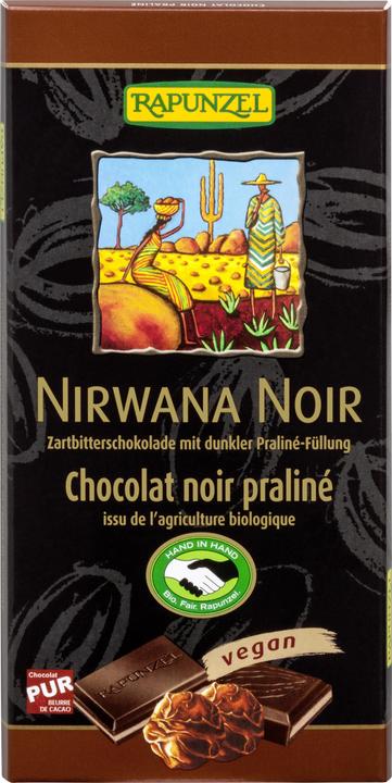 Image du produit Rapunzel Chocolat aux truffes noir NIRWANA 55% (112 g)