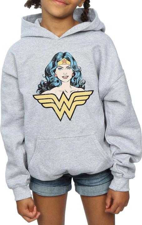 Image du produit - Sweat à capuche WONDER WOMAN GAZE - Fille (140, 146)